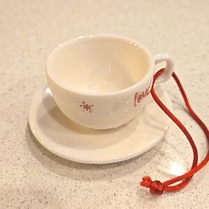 2005 Starbucks Teacup Ornament